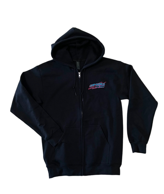 Sudadera con capucha y cremallera completa CND con logotipo bordado
