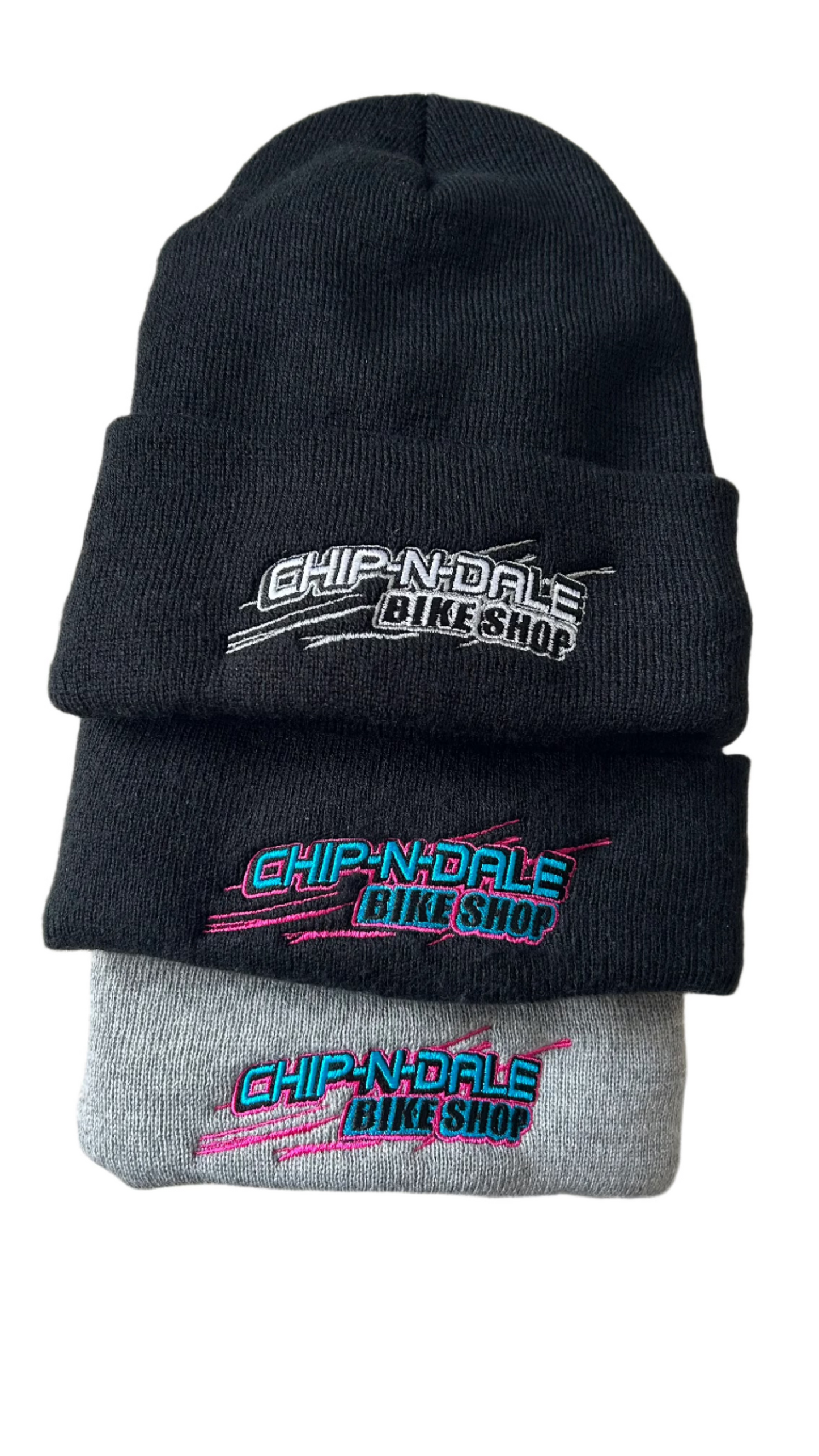 Gorro con puños bordados y forro polar CND