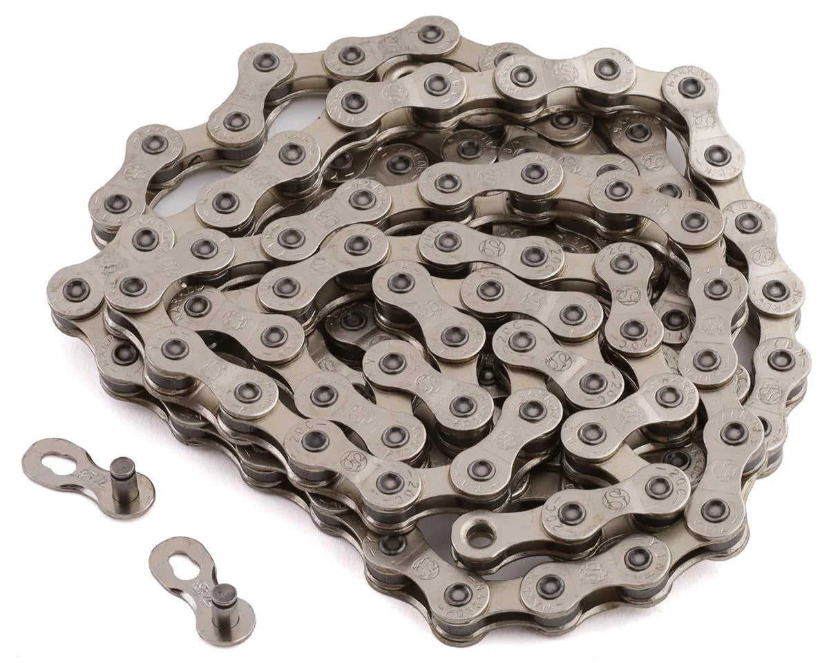 Cadena MCS PROFESSIONAL BMX RACING 1/2x3/32" x 116L, color plata